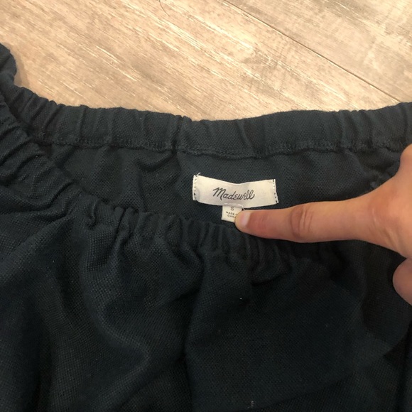 Madewell crop top in black size small. - Picture 3 of 5